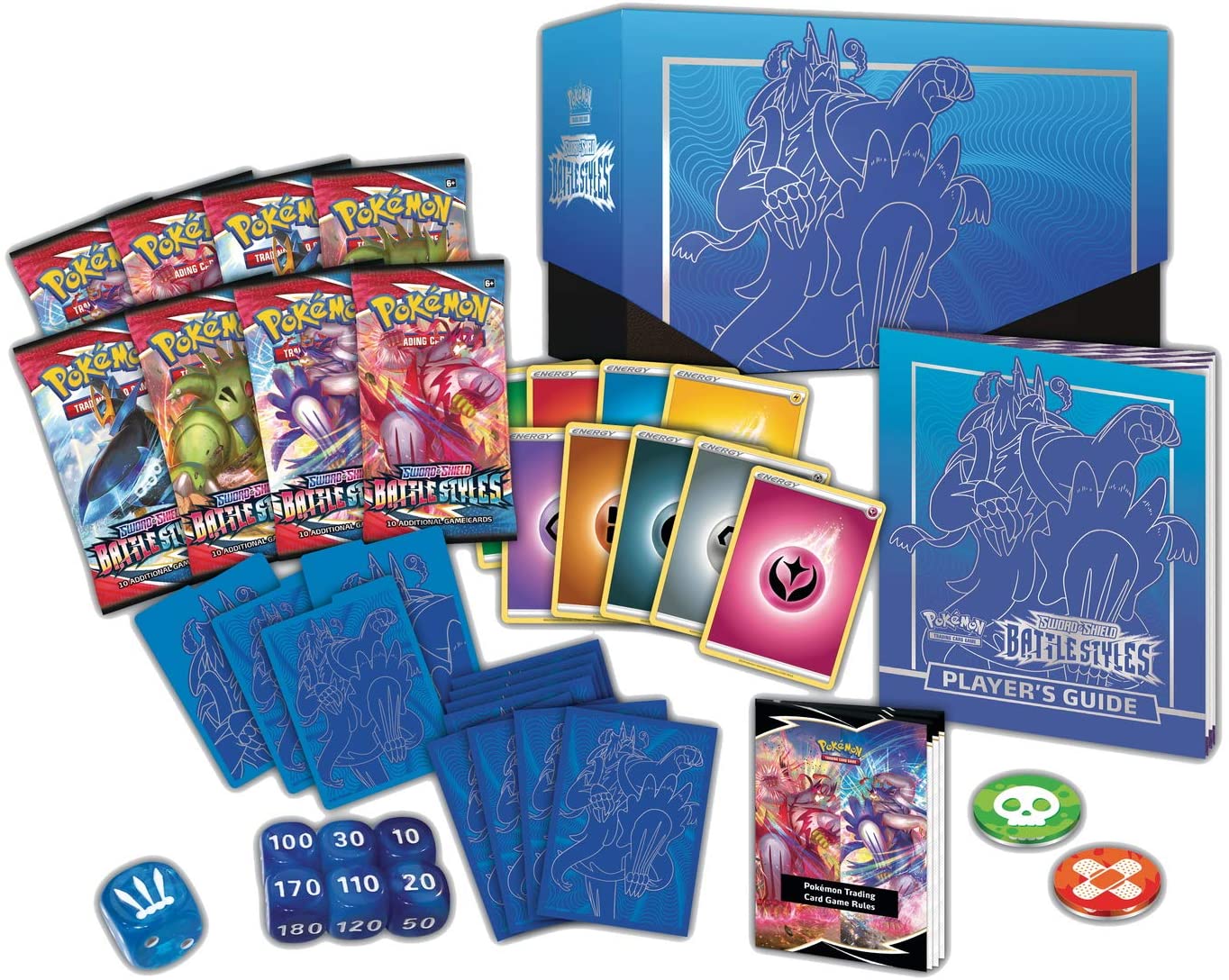 Pokemon TCG: Elite Trainer Box - Battle Styles (Rapid Strike Blue)