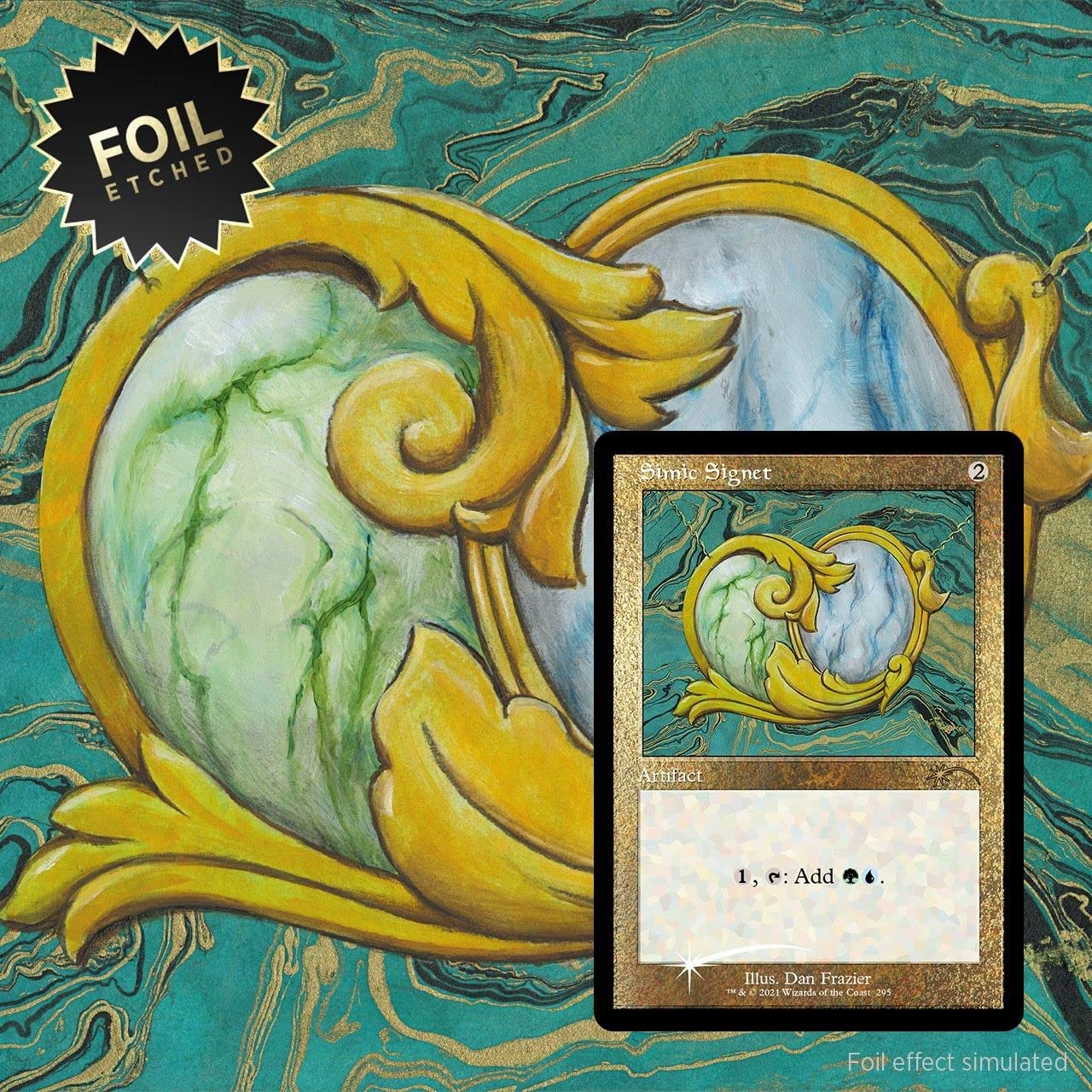 Magic: The Gathering Secret Lair - Etched Foil Edition - Dan Frazier is Back: Enemy Signets