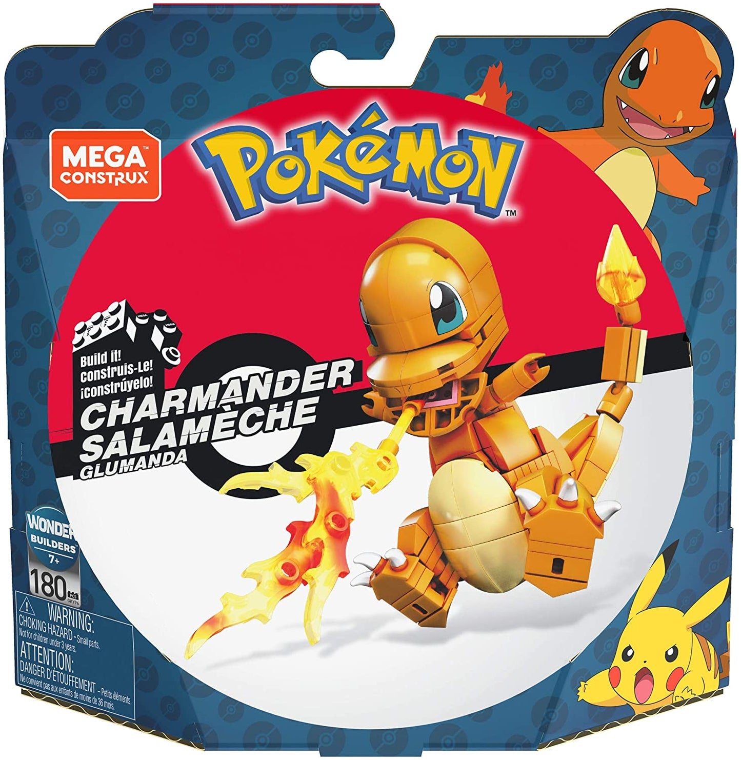 Mega Construx Building Toy - Pokemon Charmander