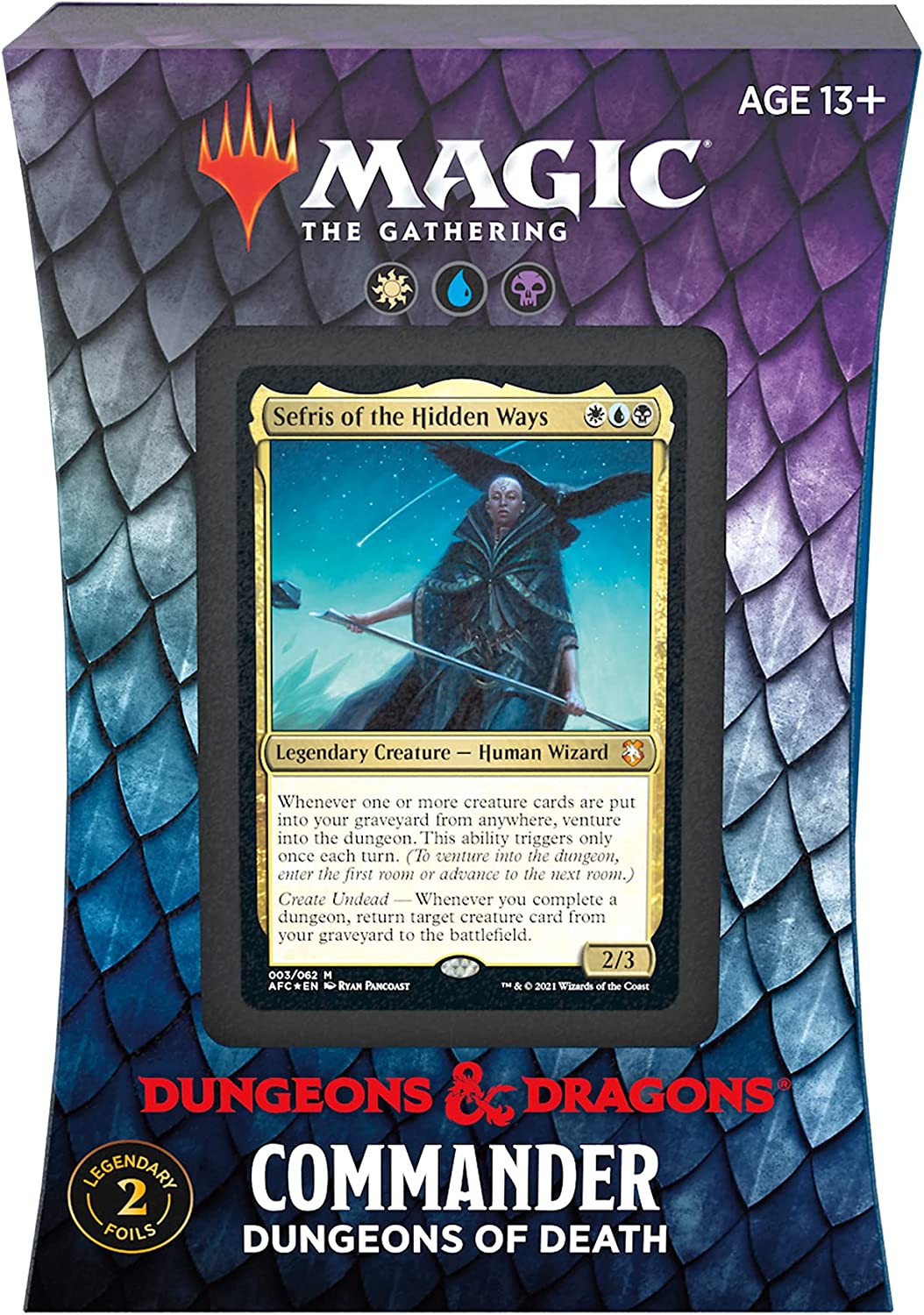 Magic: The Gathering Commander Deck Case - Adventures in The Forgotten Realms: All 4 Decks