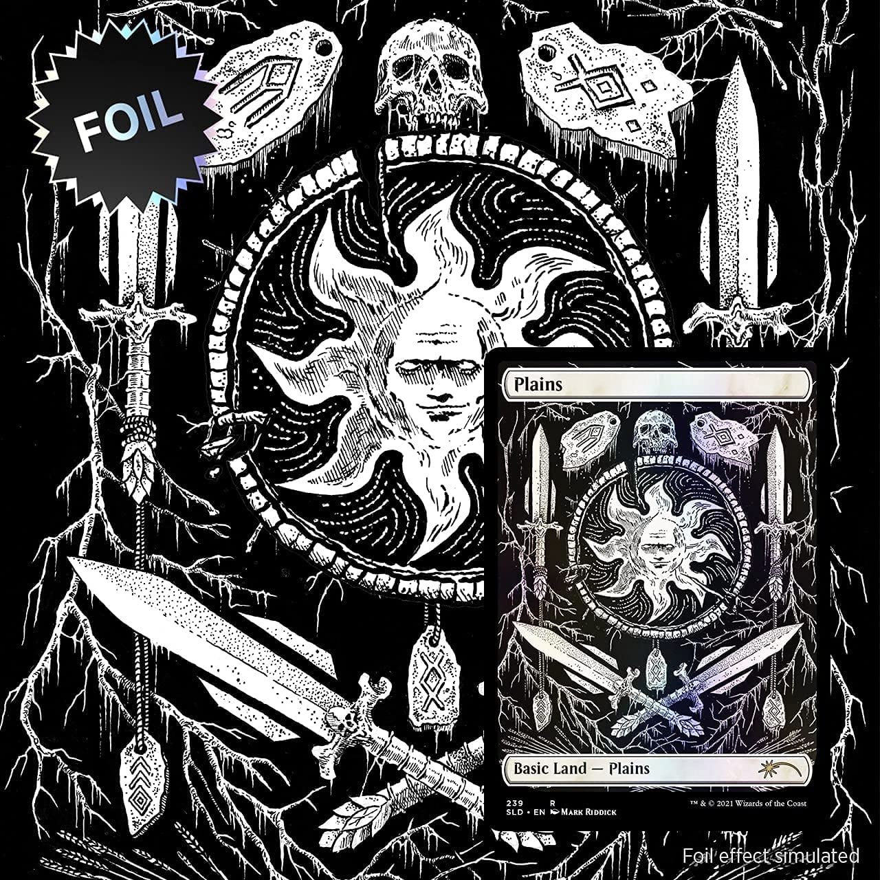 Magic: The Gathering Secret Lair - Premium Foil Edition - Unfathomable Crushing Brutality of Basic Lands