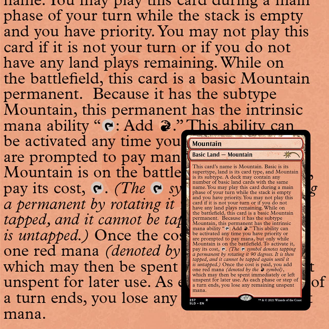 Magic: The Gathering Secret Lair - Non-Foil Edition - Full Text Lands
