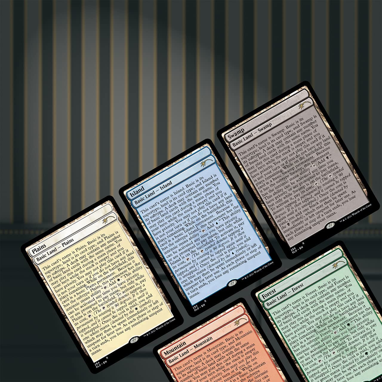 Magic: The Gathering Secret Lair - Non-Foil Edition - Full Text Lands