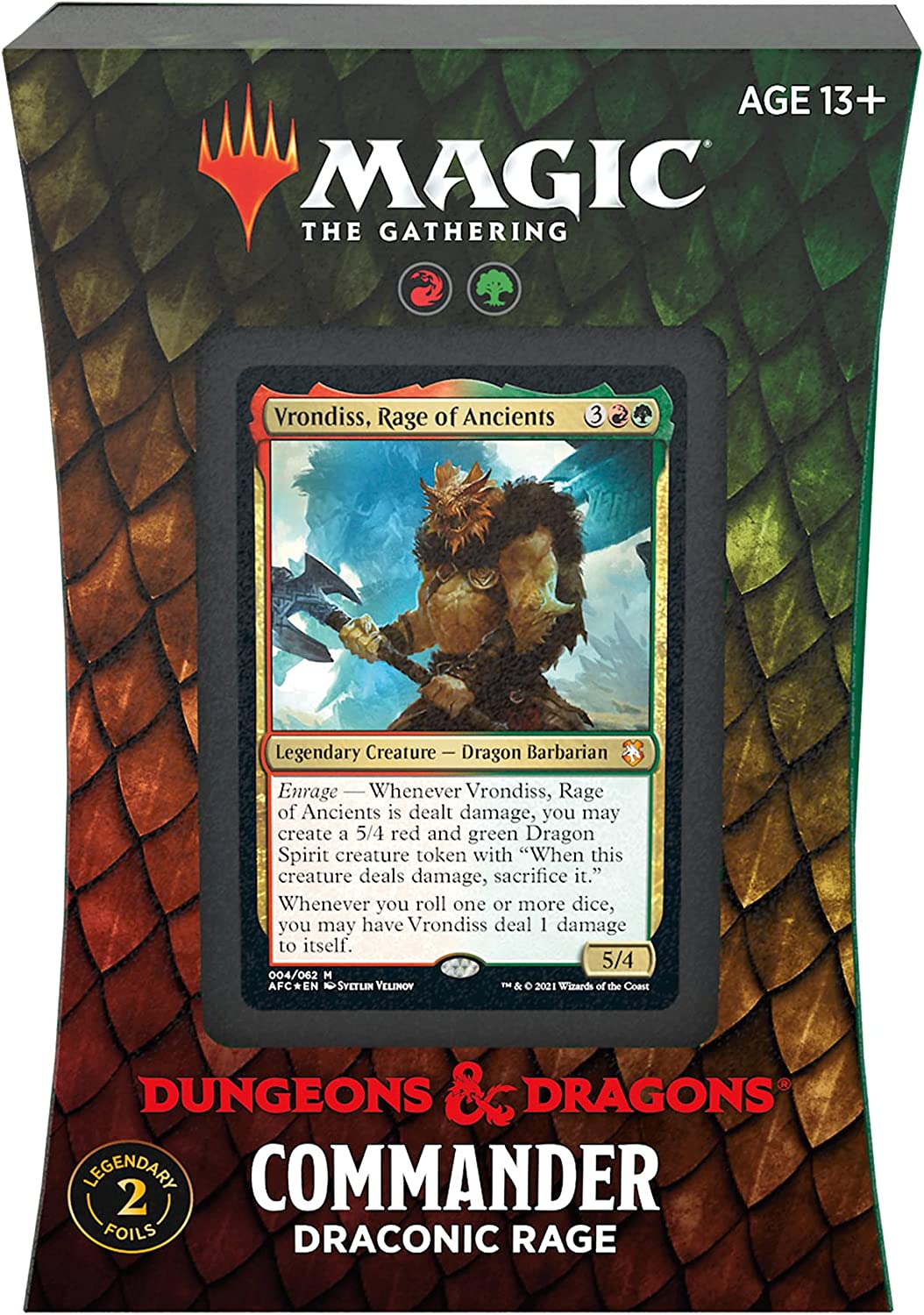 Magic: The Gathering Commander Deck Case - Adventures in The Forgotten Realms: All 4 Decks