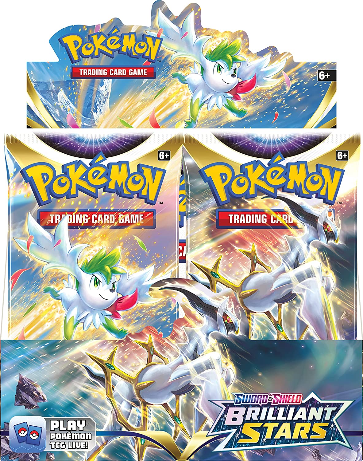 Pokemon TCG: Booster Box Case - Brilliant Stars (Case of 6)