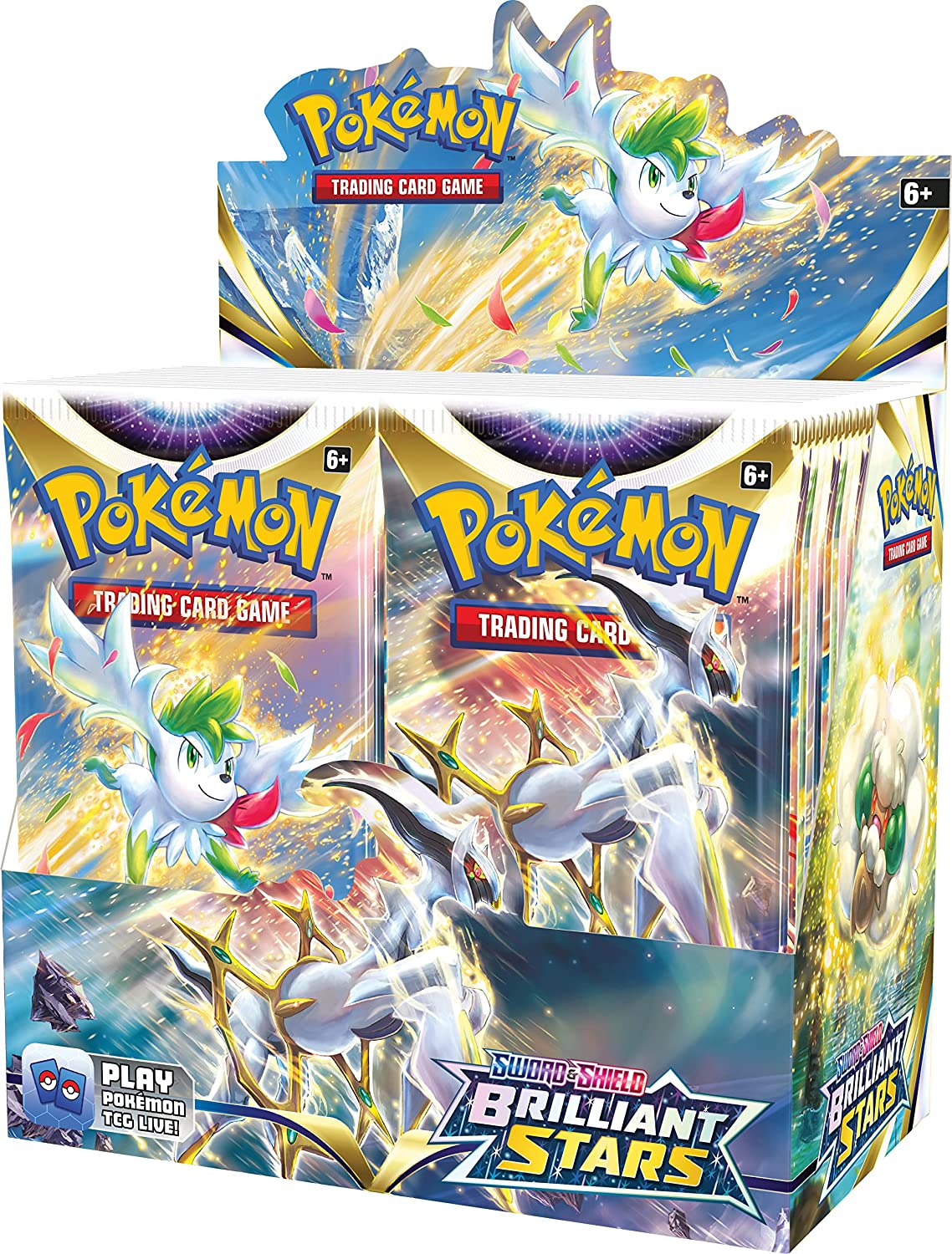 Pokemon TCG: Booster Box Case - Brilliant Stars (Case of 6)