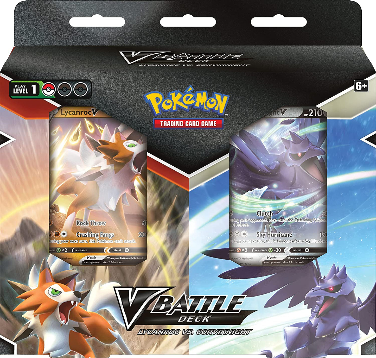 Pokemon TCG: V Battle Deck Bundle - Lycanroc vs. Corviknight