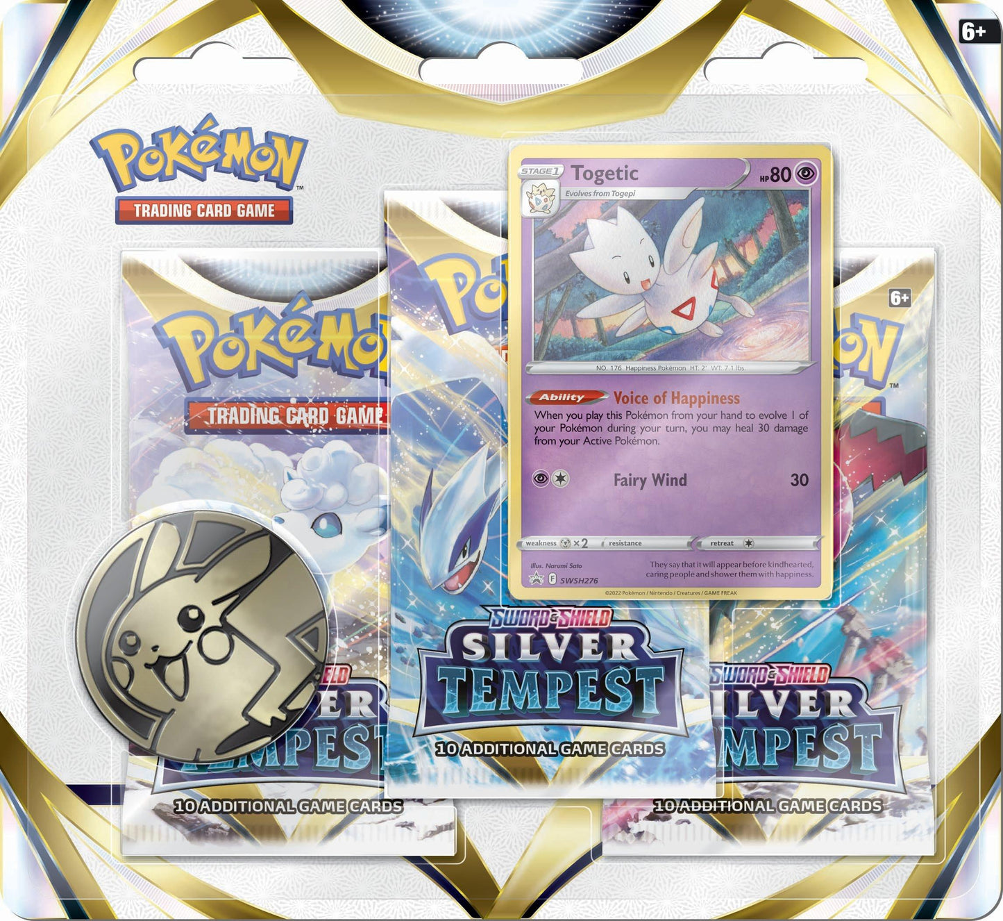 Pokemon TCG: 3 Pack Blister - Silver Tempest (Set of 2)