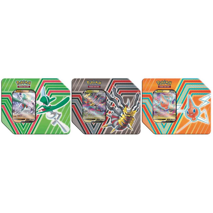 Pokemon Trading Card Game Hidden Potential Giratina V Tin Set [5 Booster  Packs, Foil Promo Card & More]