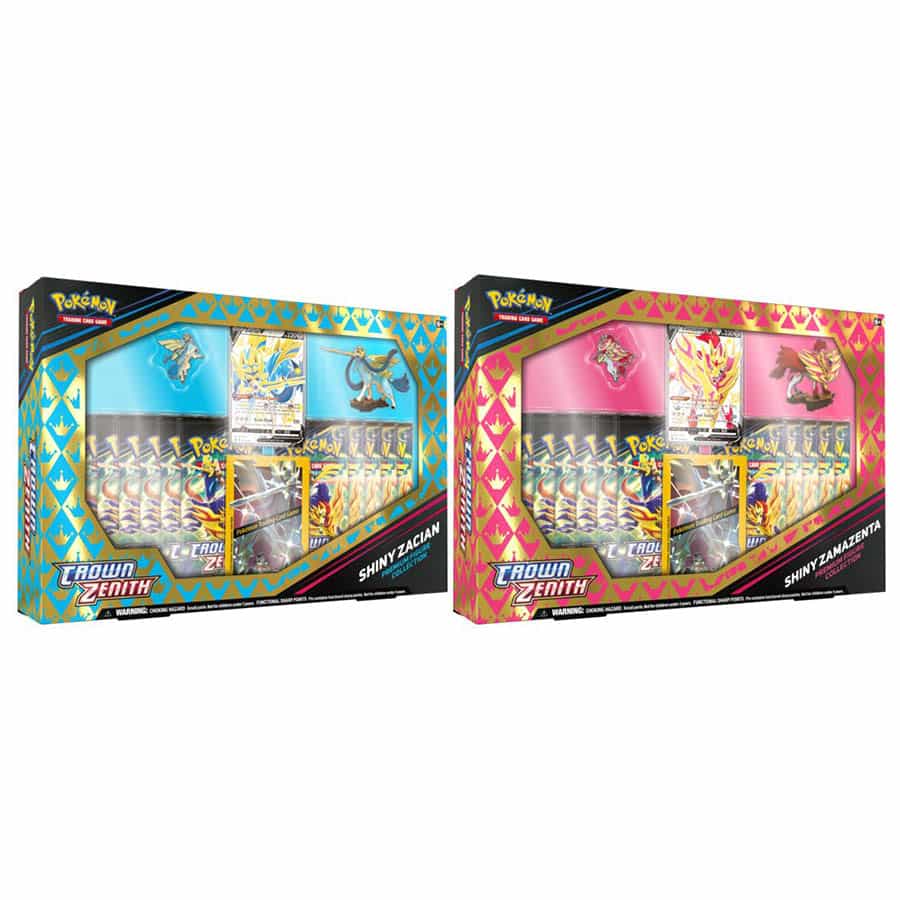 Pokemon TCG: Crown Zenith Premium Figure Collection Box - Set of 2 - P Collectors Emporium NY Pokemon TCG: Crown Zenith Premium Figure Collection Box - Set of 2 - P Collectors Emporium NY