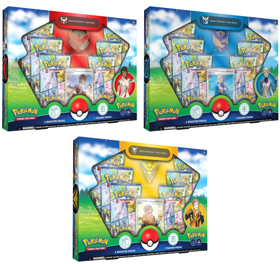 pokemon go booster box case Pokemon TCG: Special Team Collection Case - Pokemon Go (Case of 6