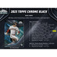 MLB Topps 2023 Chrome Black Baseball Trading Card HOBBY Box (1 Encased Autograph)