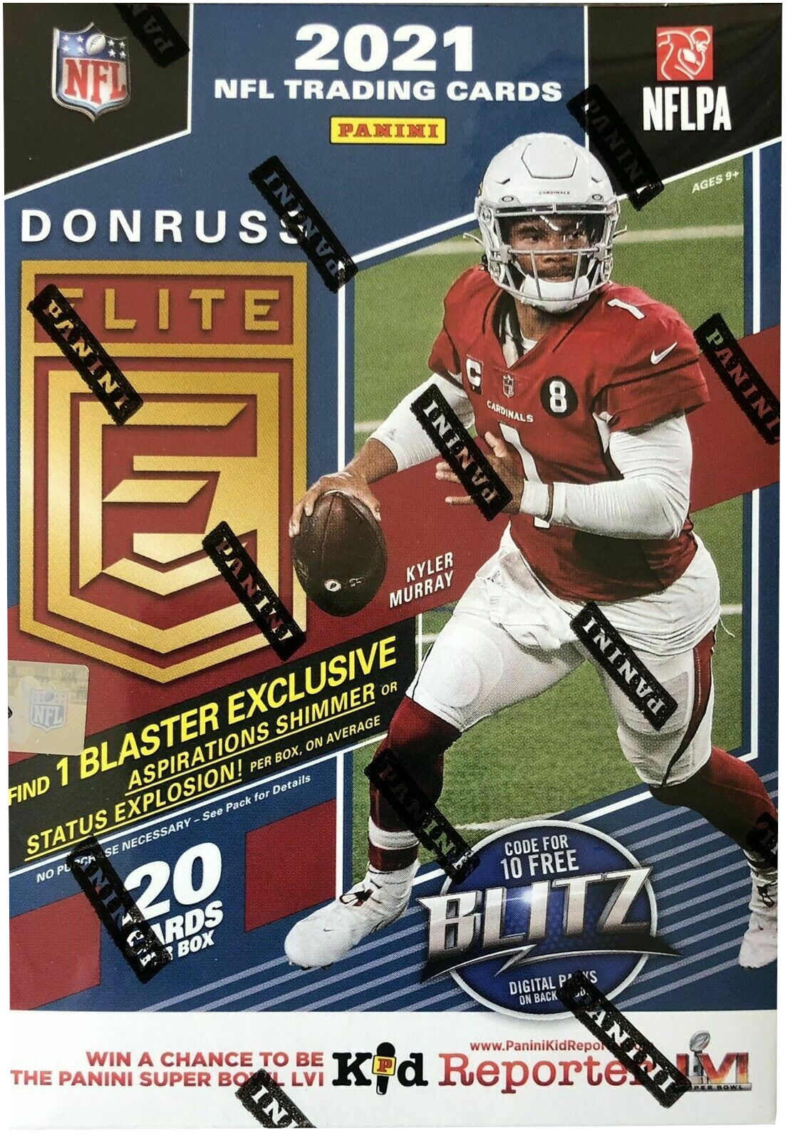 2021 Panini Donruss Elite NFL Football Trading Cards Blaster Box- 20 Cards - Find Green Parallels