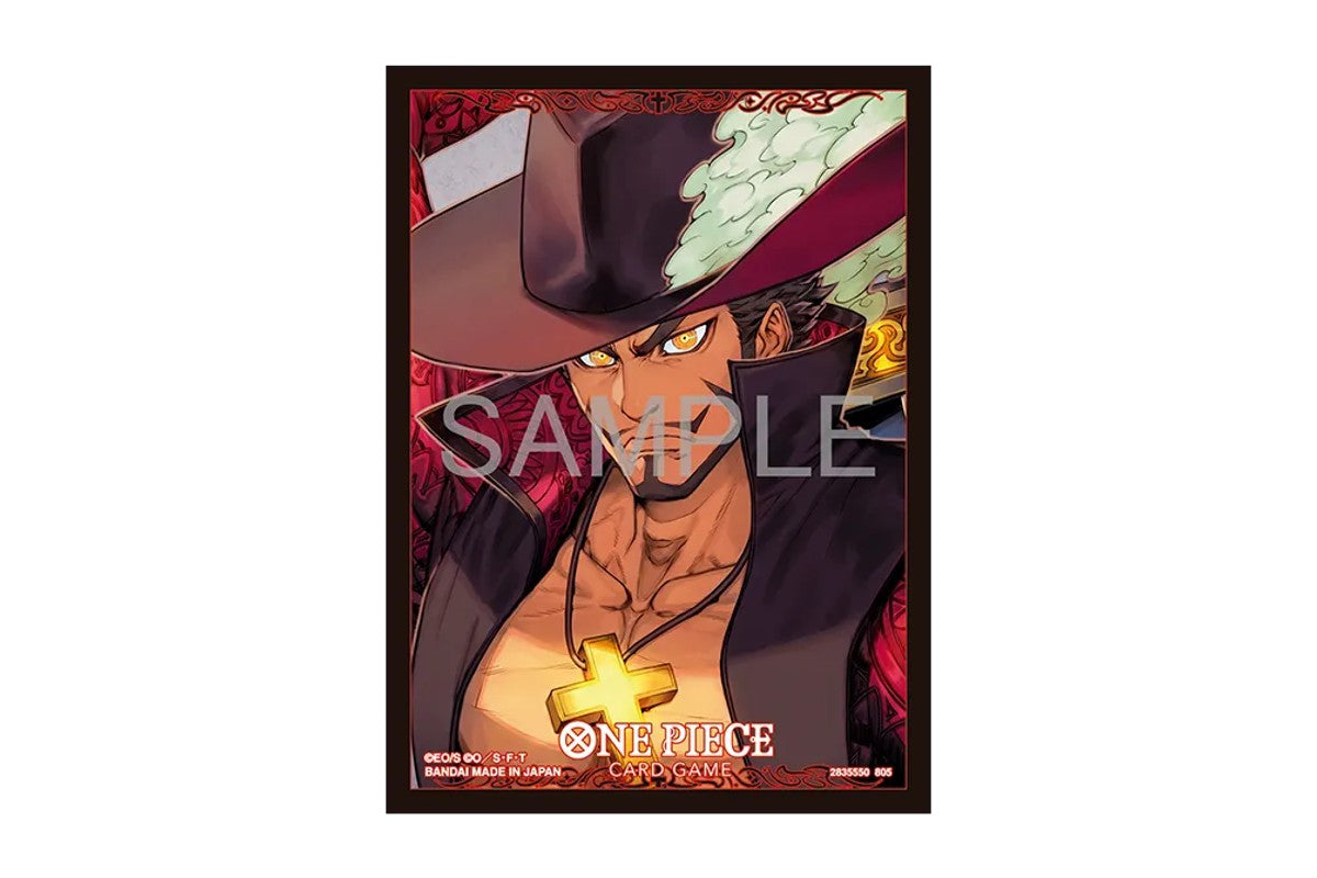 One Piece Card Game Official Sleeves: Assortment 13 - Dracule Mihawk (70-Pack)