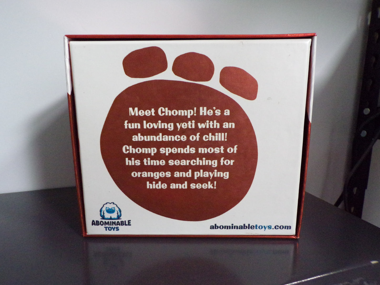 Abominable Toys Chomp 5"Orange Overload Limited Edition Vinyl Figure