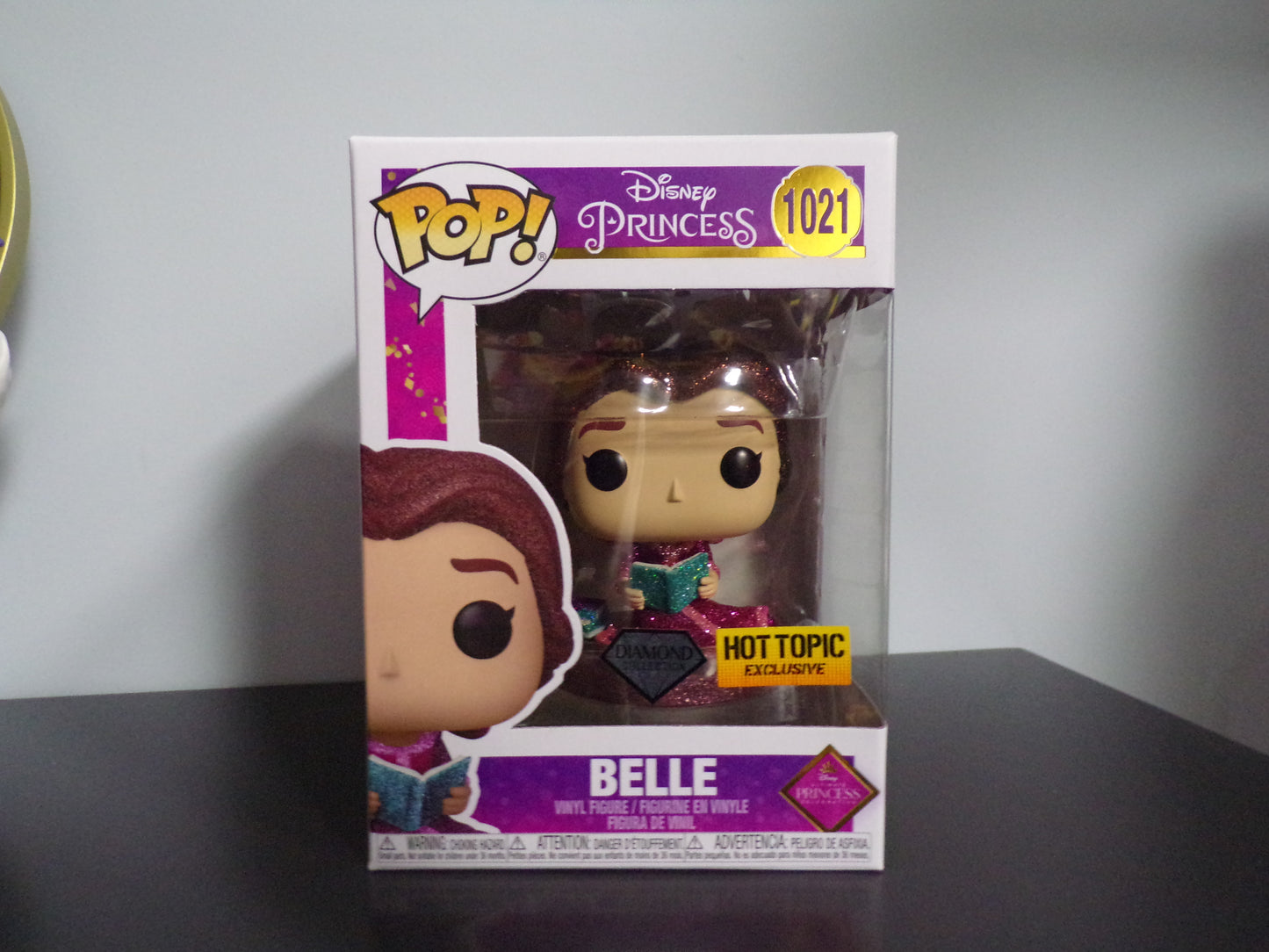 Funko Pop! Disney Princess - Belle Hot Topic Exclusive Diamond Collection #1021