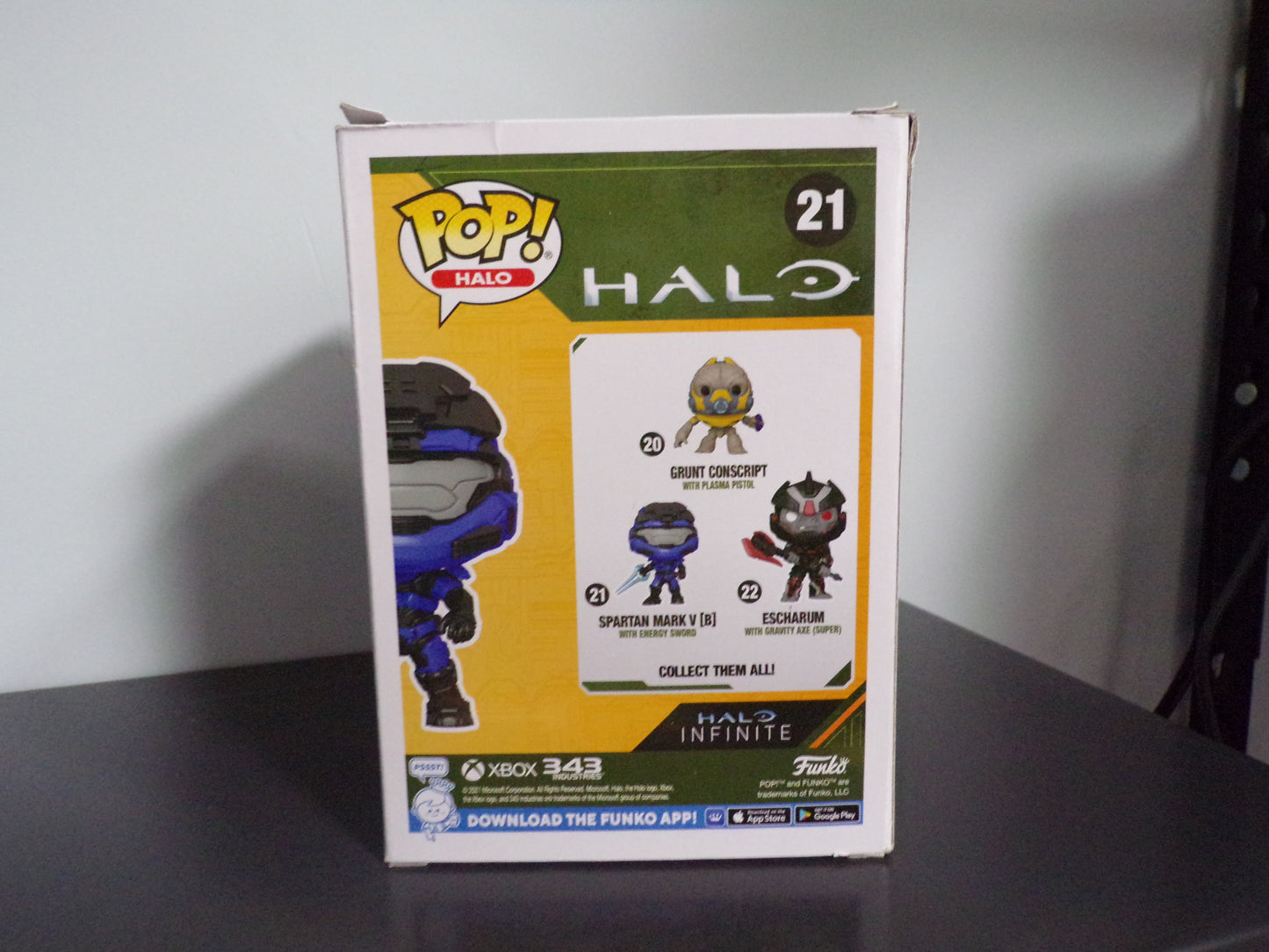 Funko Pop! Halo - Spartan Mark V [B] w/ Energy Sword #21