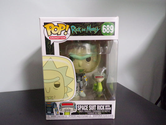 Funko Pop! Rick and Morty - Space Suit Rick with Snake #689