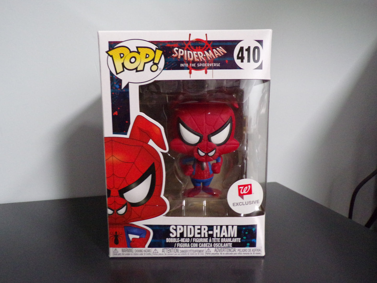 Funko Pop! Spider-Man Into the Spiderverse - Spider-Ham Walgreems Exclusive #410