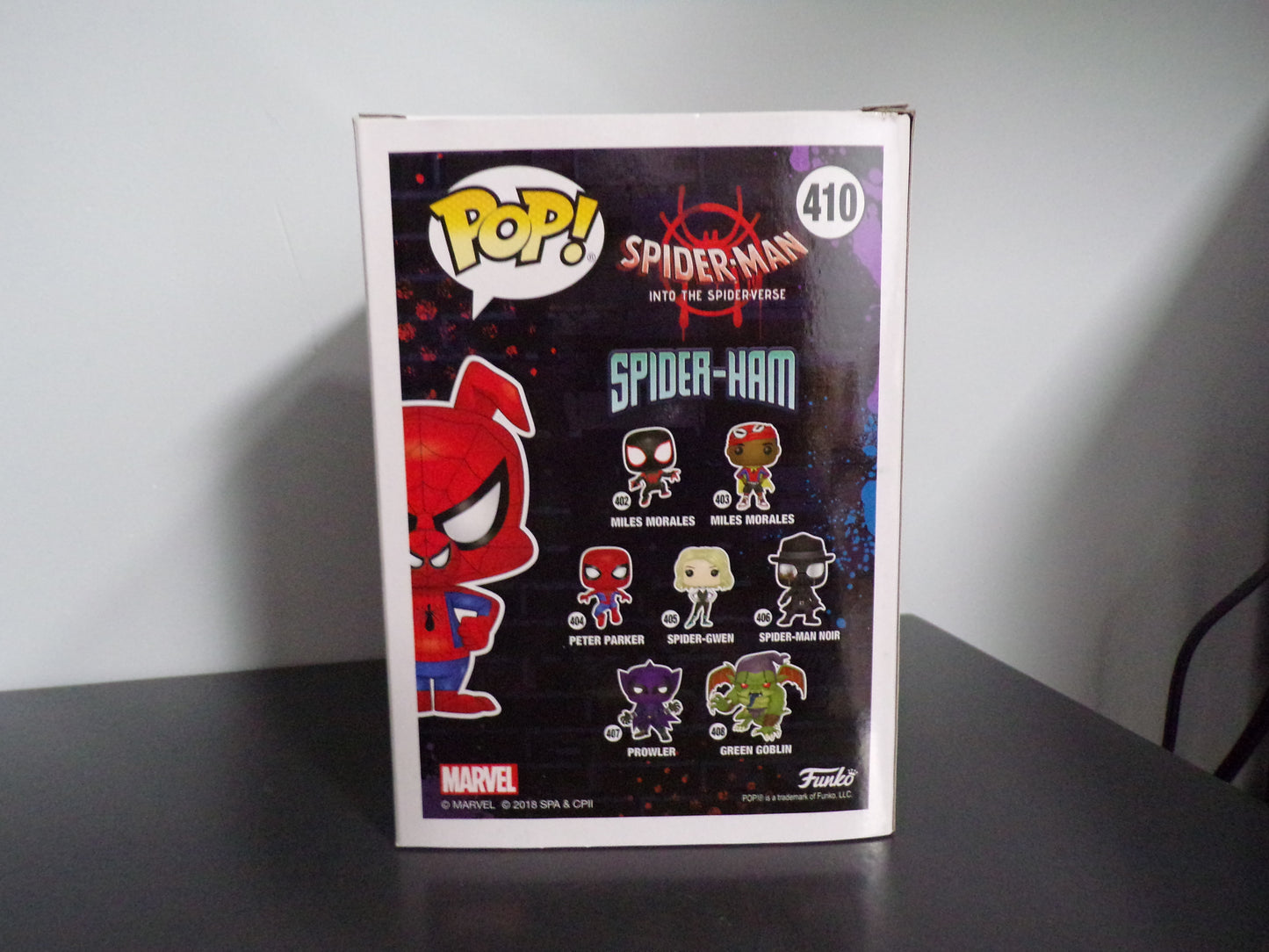 Funko Pop! Spider-Man Into the Spiderverse - Spider-Ham Walgreems Exclusive #410