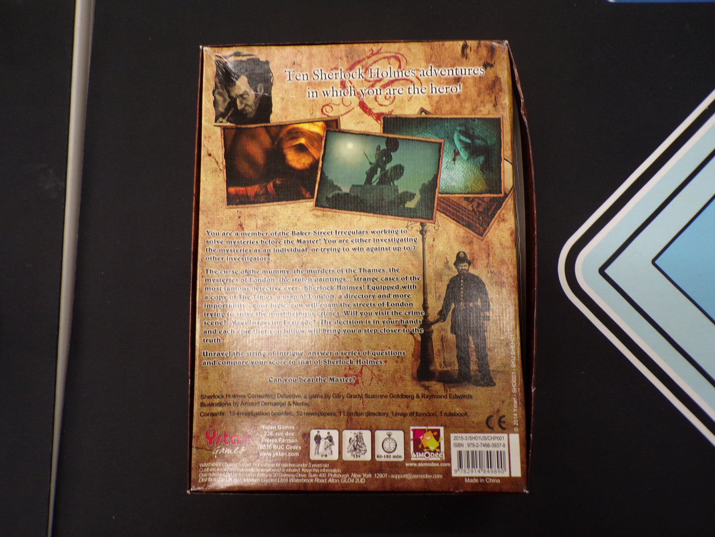 Ystari Games Sherlock Holmes Consulting Detective Board Game