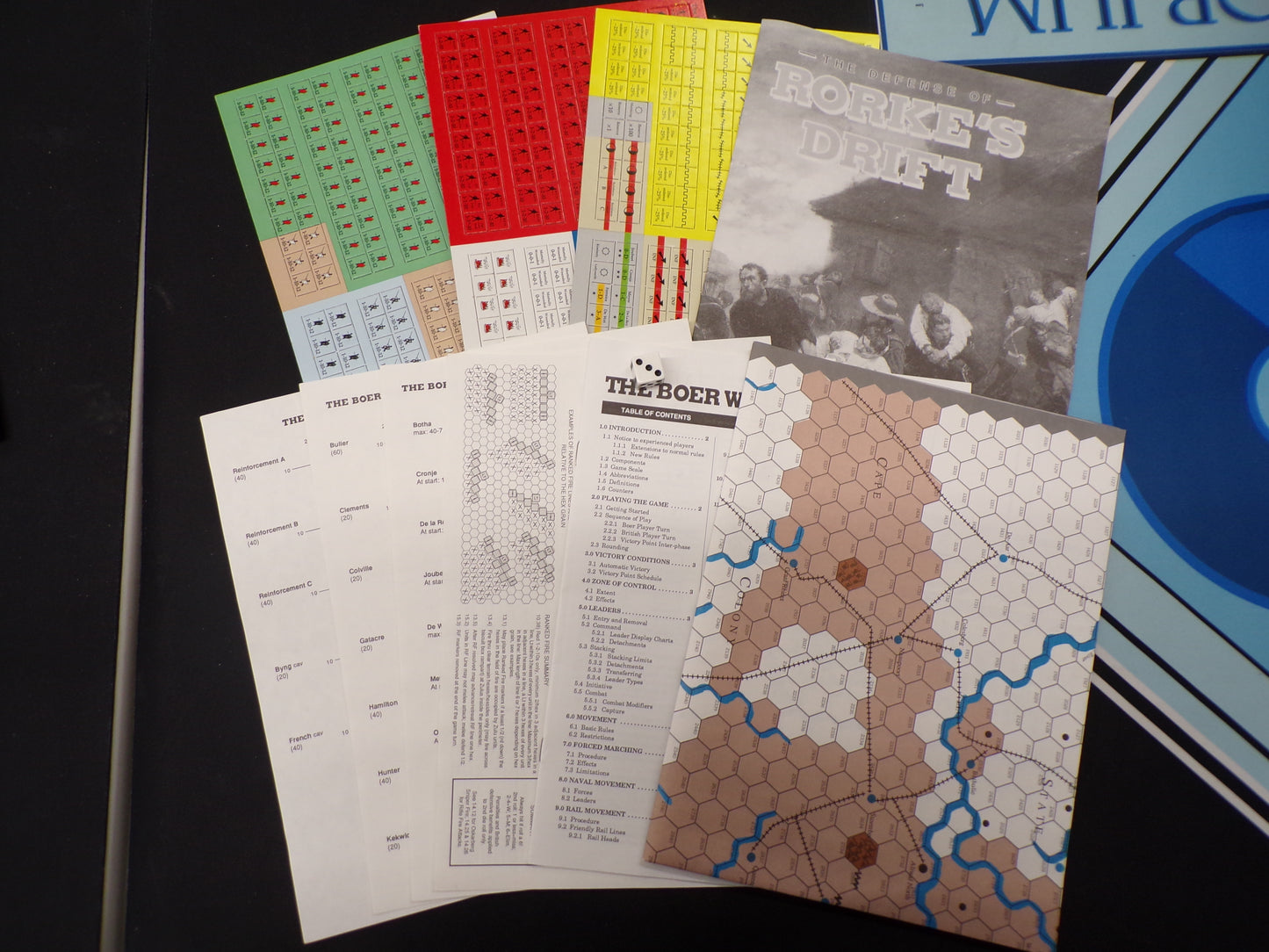 The Defense of Rorke's Drift Board Game (UNPUNCHED)