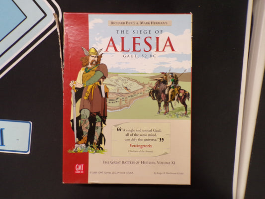 GMT Games The Siege of Alesia Gaul, 52 BC Board Game (UNPUNCHED)