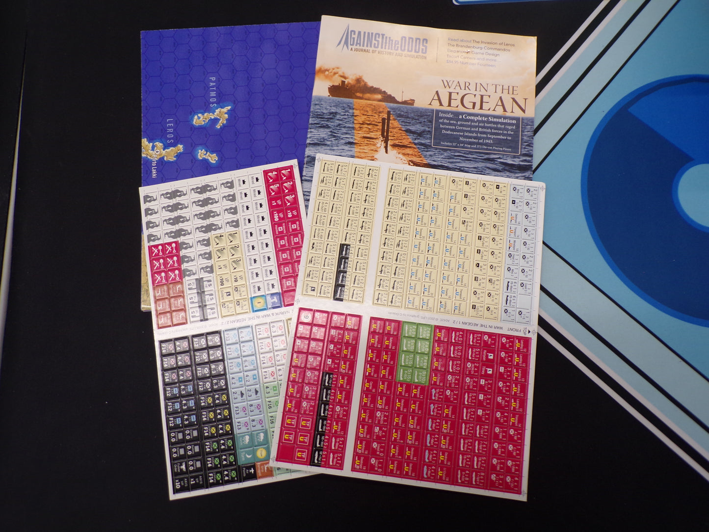 Against the Odds War in the Aegean Board Game (UNPUNCHED)