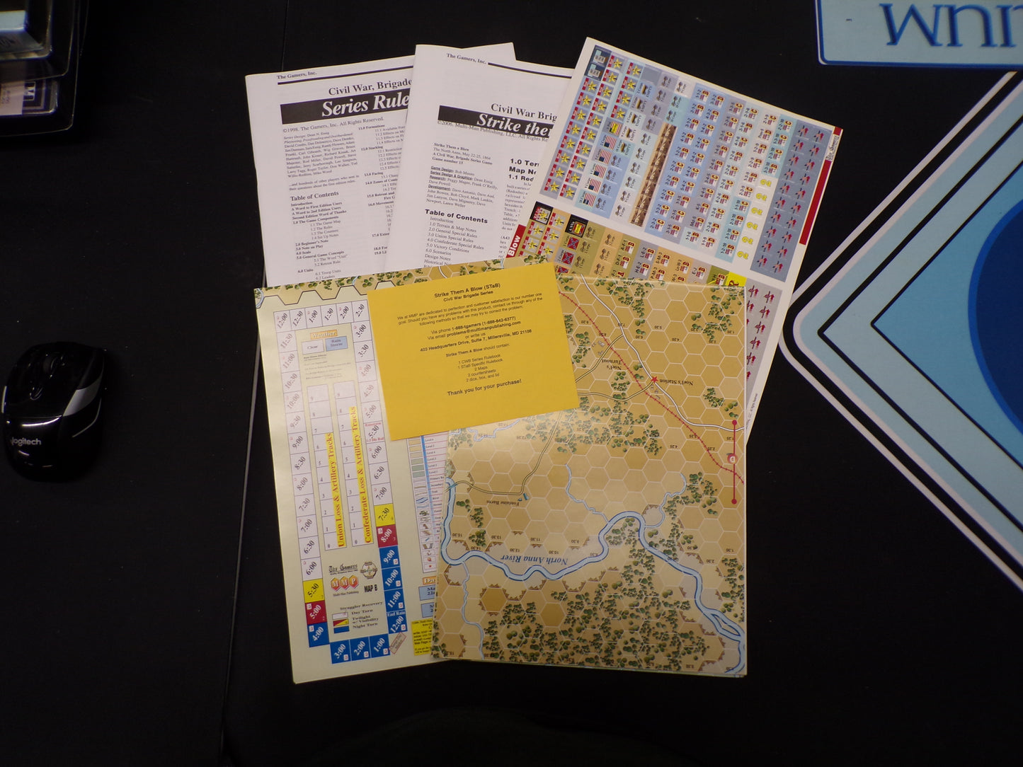 Multi-Man Publishing The Gamers Strike Them a Blow Board Game (UNPUNCHED)