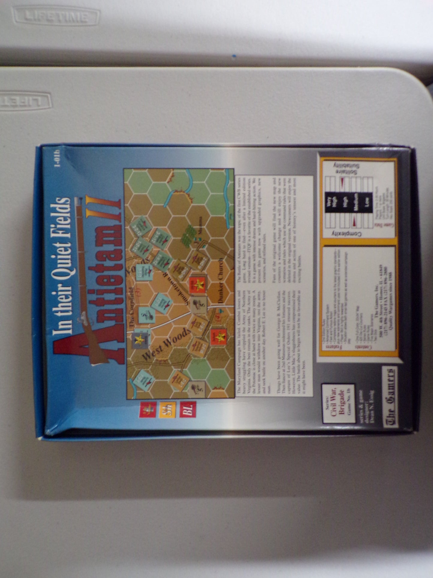 The Gamers In Their Quiet Fields Antietam II Board Game (UNPUNCHED)