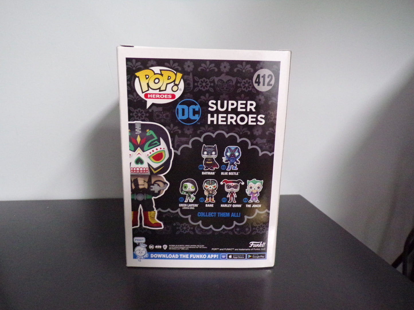 Funko Pop DC Super Heroes - Bane GITD Entertainment Earth Exclusive #412