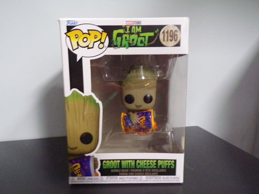 Funko! Pop I Am Groot - Groot with Cheese Puffs #1196