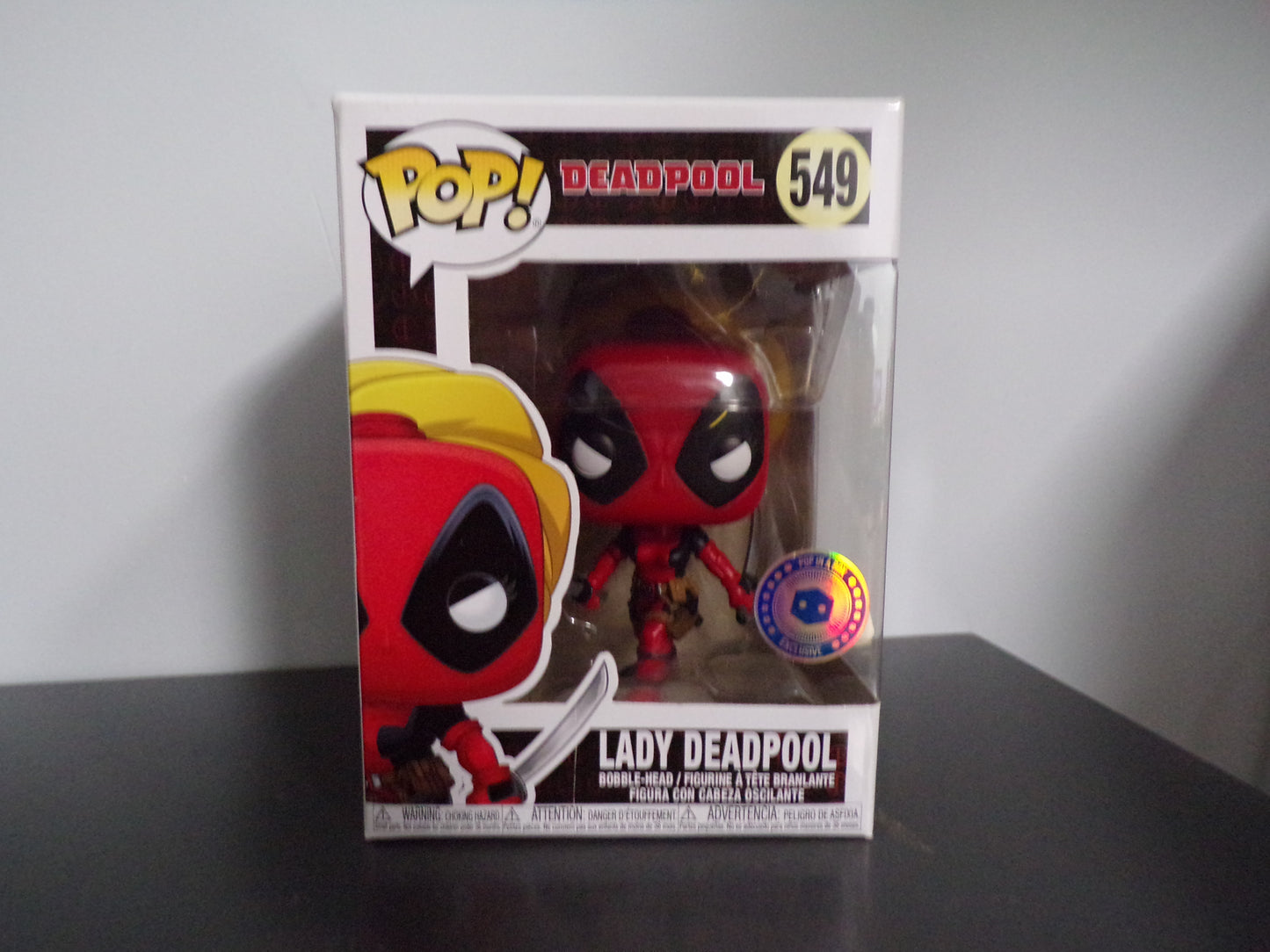 Funko Pop! Deadpool - Lady Deadpool #549 Pop In A Box Exclusive