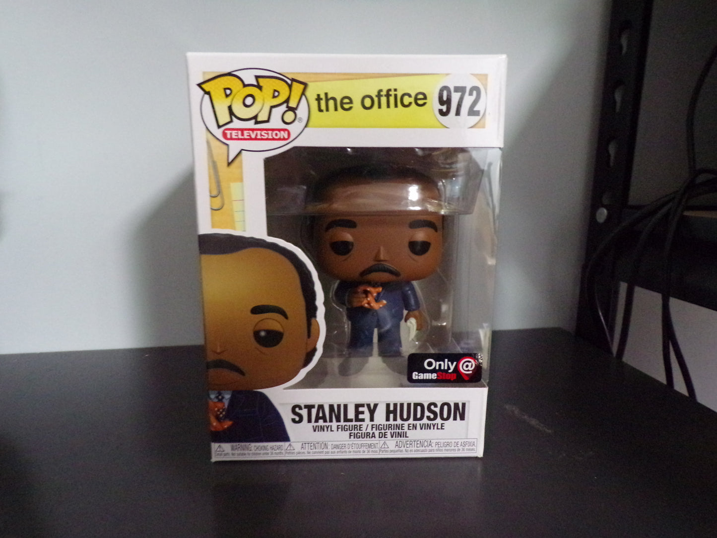 Funko Pop! The Office - Stanley Hudson Gamestop Exclusive #972 w/ Pop Protector