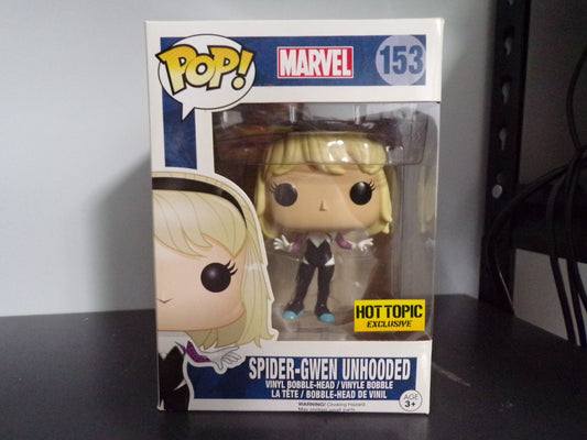 Funko Pop! Marvel - Spider-Gwn Unhooded Hot Topic Exclusive #153