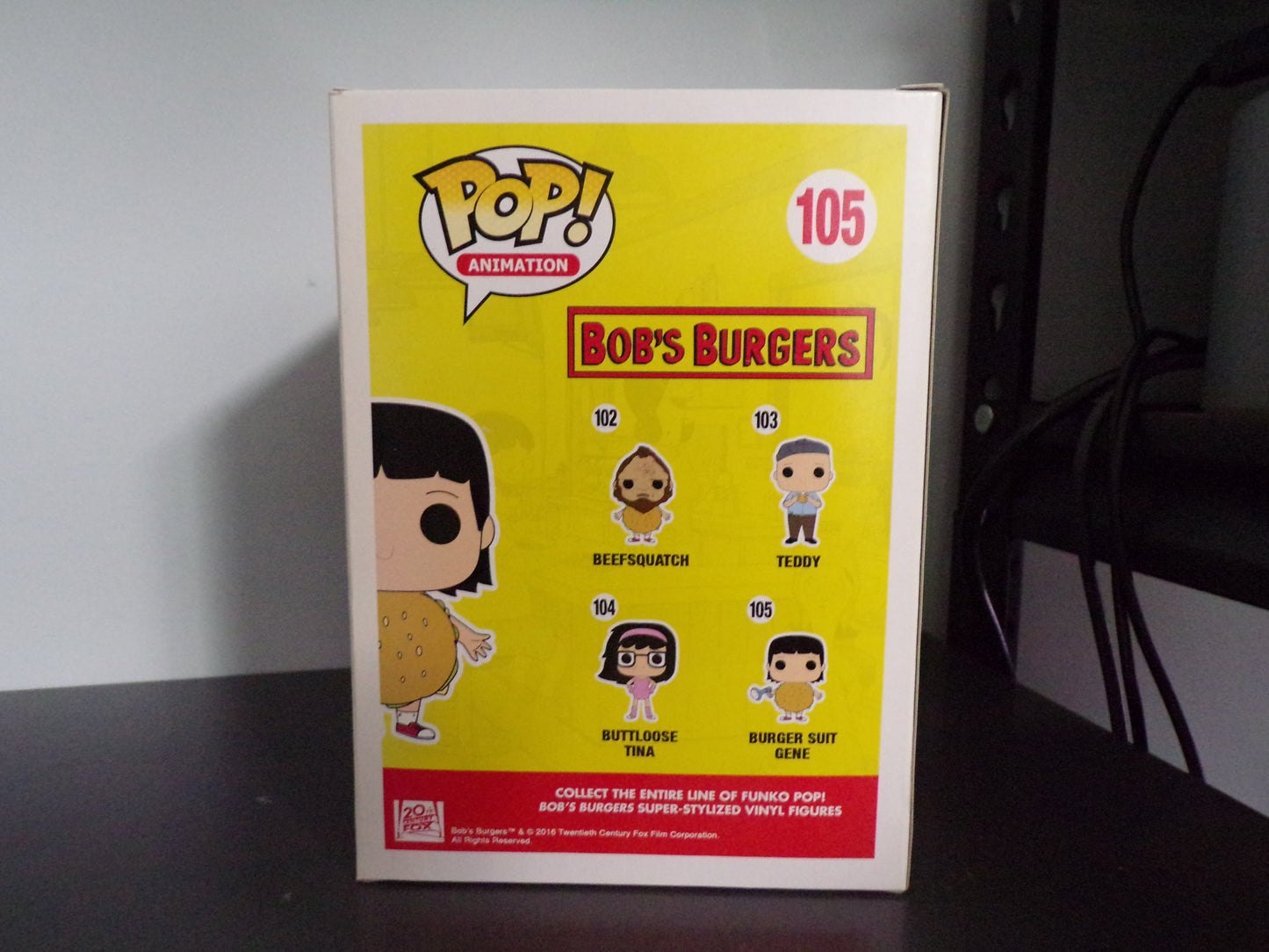 Funko Pop! Bob's Burgers - Burger Suit Gene Hot Topic Exclusive #105