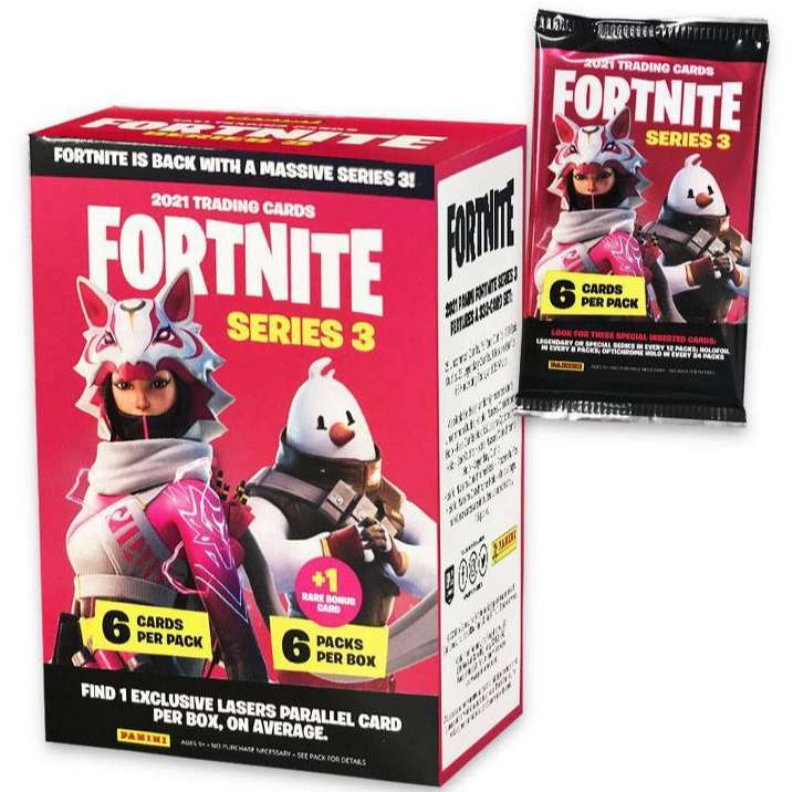 2021 Panini Fortnite Series 3 Trading Card Blaster Box