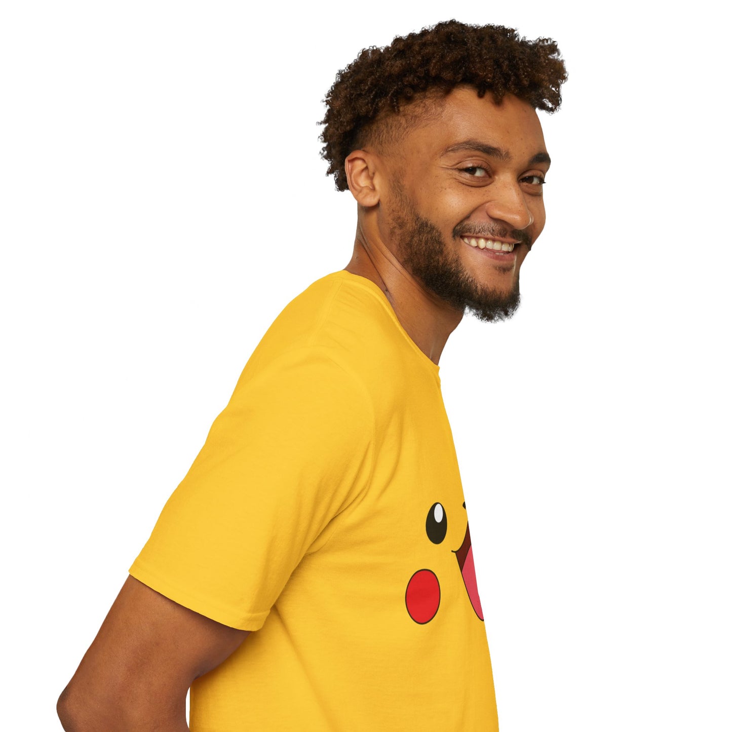 Pika Poke Face Unisex T-Shirt (Adult)