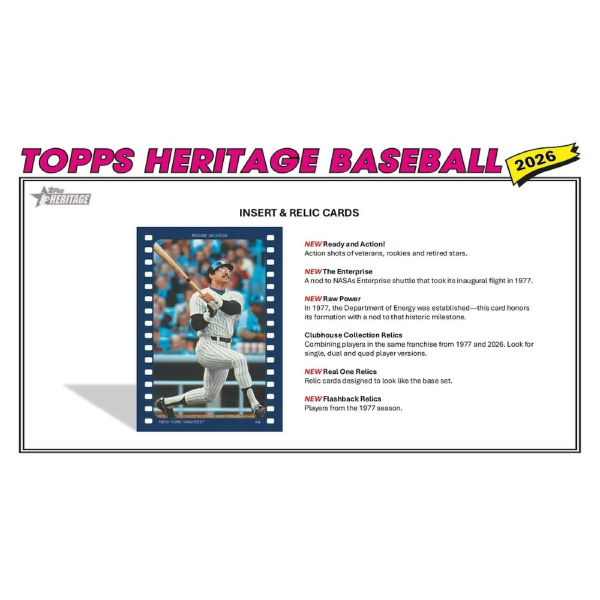 Topps 2026 MLB Baseball Heritage Blaster Box