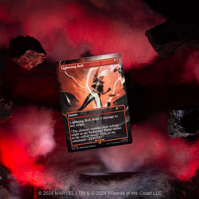 Magic the Gathering Secret Lair x Marvel's Storm - Rainbow Foil Edition