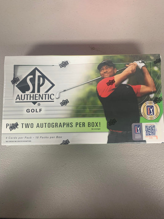 Upper Deck SP Authentic Golf 2021 Hobby Box