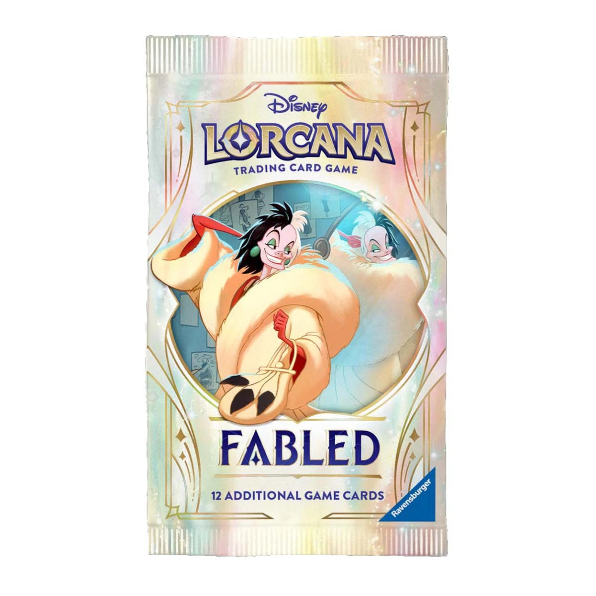 Ravensburger Disney Lorcana TCG: Fabled Assorted Single Booster Pack (12 Cards) | Collectible Trading Cards | Ideal for Disney Fans & TCG Players | Suitable for Ages 8+