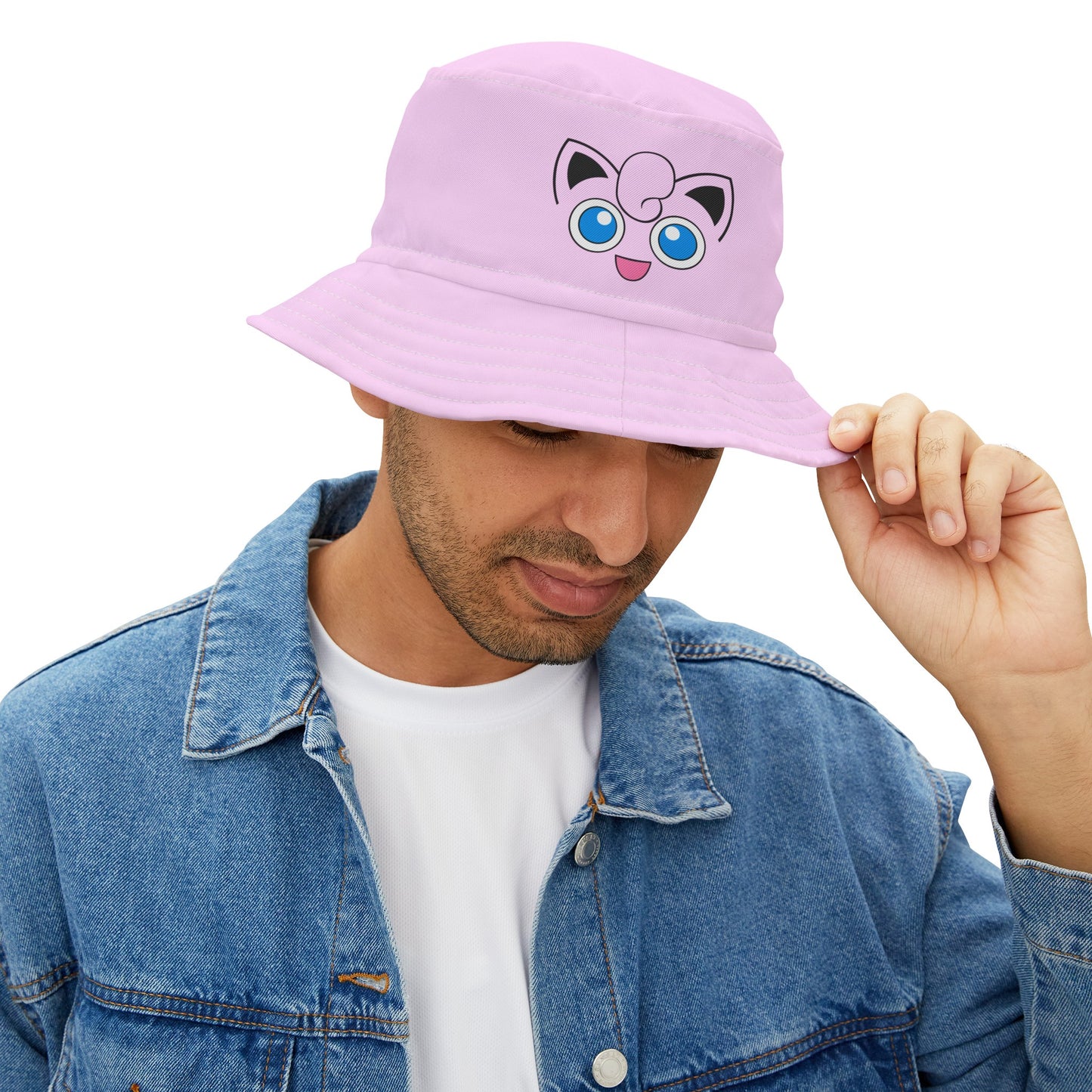 Pink Poke Bucket Hat