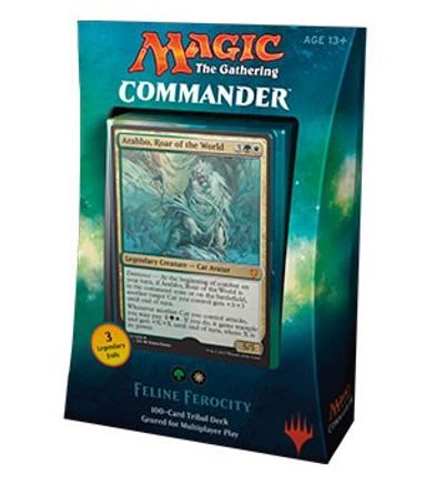 Magic the Gathering: Commander 2017 Deck - Feline Ferocity