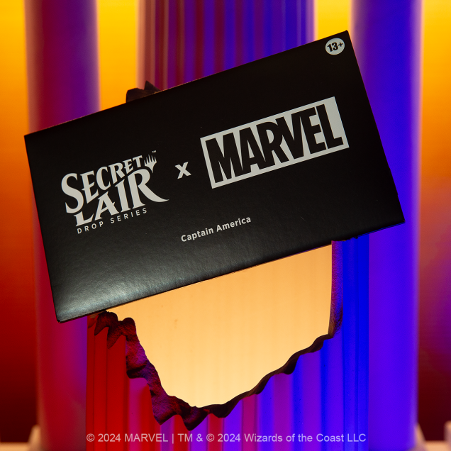 Magic the Gathering Secret Lair x Marvel's Captain America - Rainbow Foil Edition