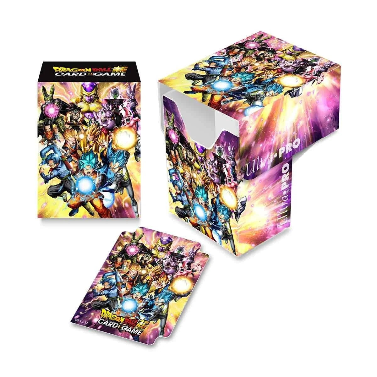 Ultra PRO Dragon Ball Super All Stars Full-View Deck Box – Trading Card Storage Case, Holds Up to 80 Sleeved Cards, Includes Divider