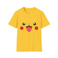 Pika Poke Face Unisex T-Shirt (Adult)