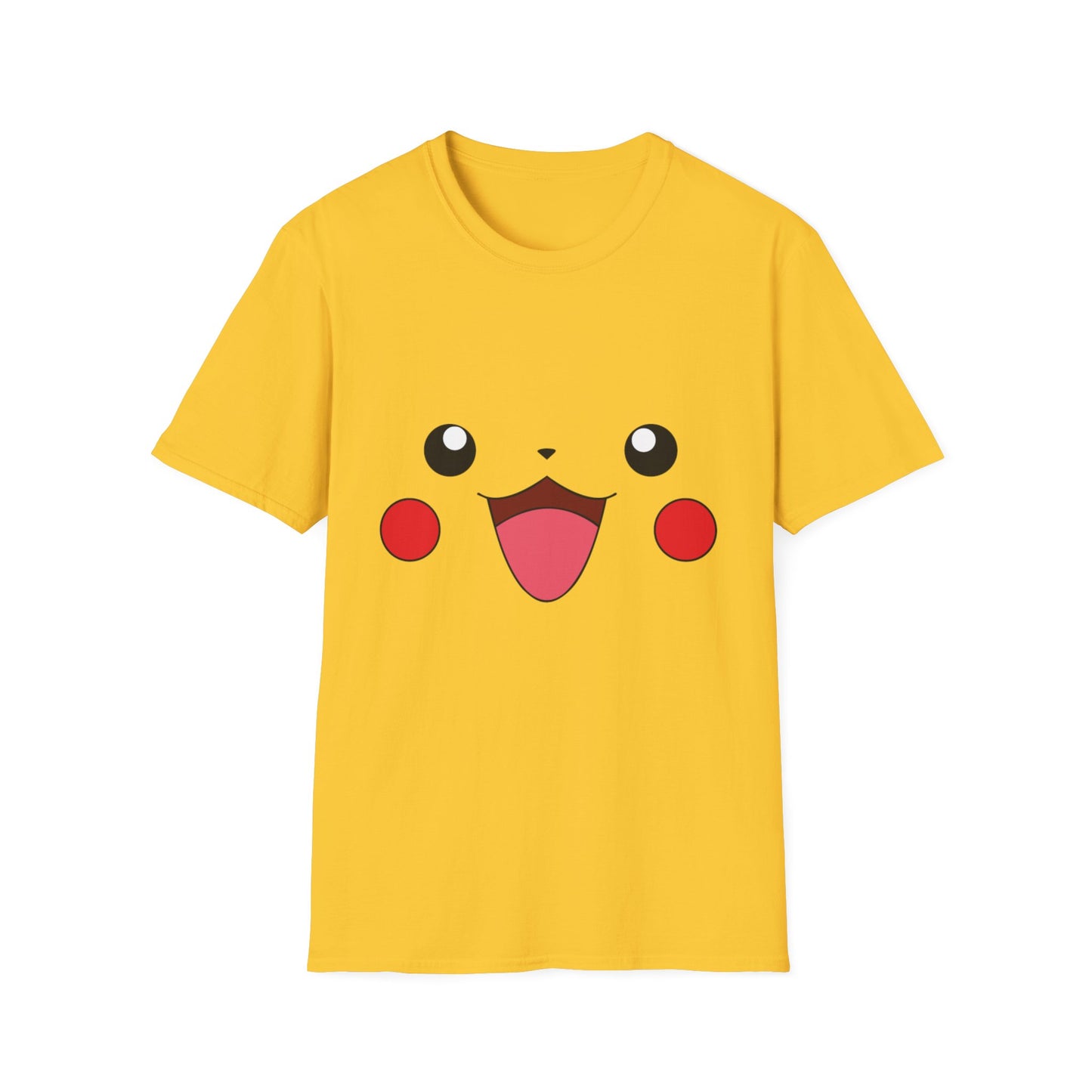 Pika Poke Face Unisex T-Shirt (Adult)