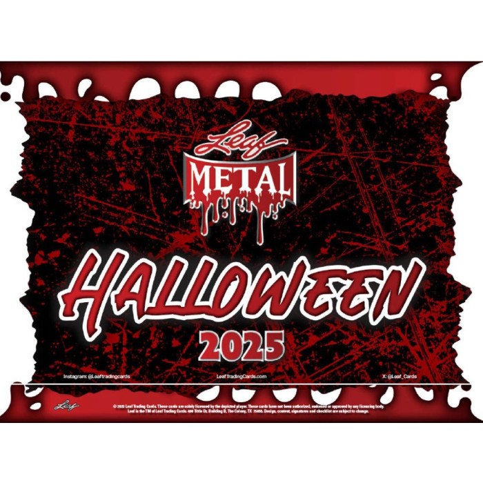 Leaf 2025 Metal Halloween Hobby Box