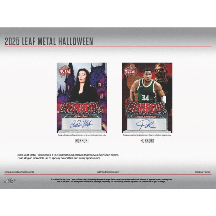 Leaf 2025 Metal Halloween Hobby Box